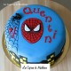 le gâteau Spiderman, l'homme araignée