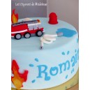 le gâteau Pompiers