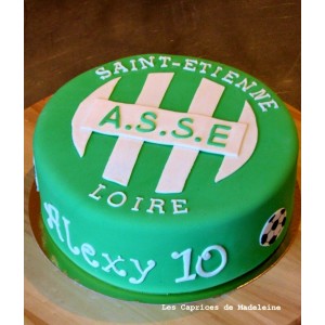 le gâteau foot St Etienne