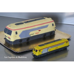 le gâteau locomotive sncf