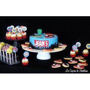 gâteau héros de Marvel avengers
