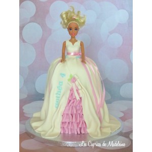 gâteau princesse Barbie