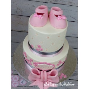 gâteau chaussons bébé